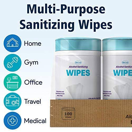 Alcohol Sanitizing Wipes - 1,200 Count - 75% Alcohol V38680