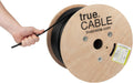 1000ft Black 23AWG Solid Bare Copper Bulk Ethernet Cable W7107