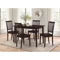 5 Piece Wooden Dining Set, Brown O5642
