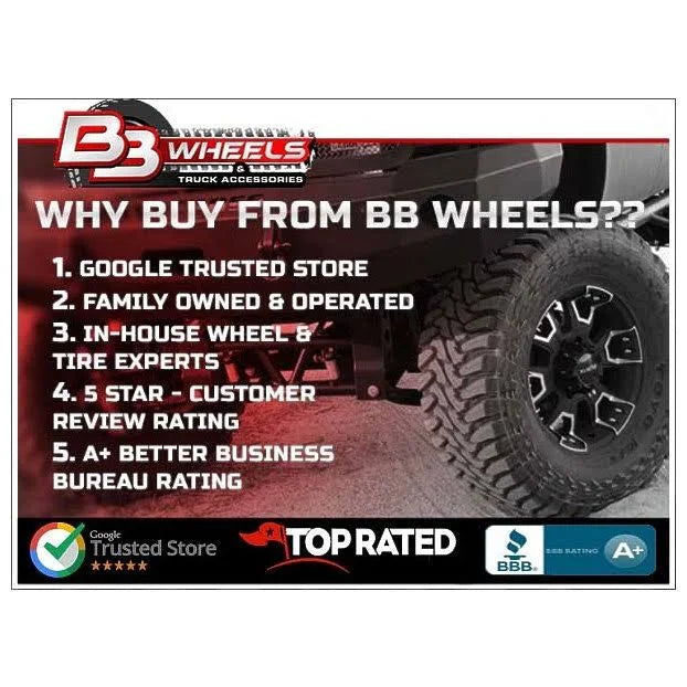 Matte Black 14x7 4x110 0mm Wheel I8467