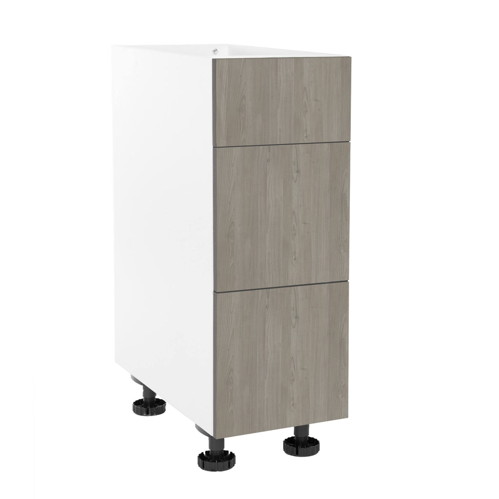 Grey Nordic 12x22 x 34.5x22 x 24x22 Drawer Base Cabinet P52174