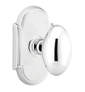 Double Dummy Clear Knob with Bright Nickel X329400