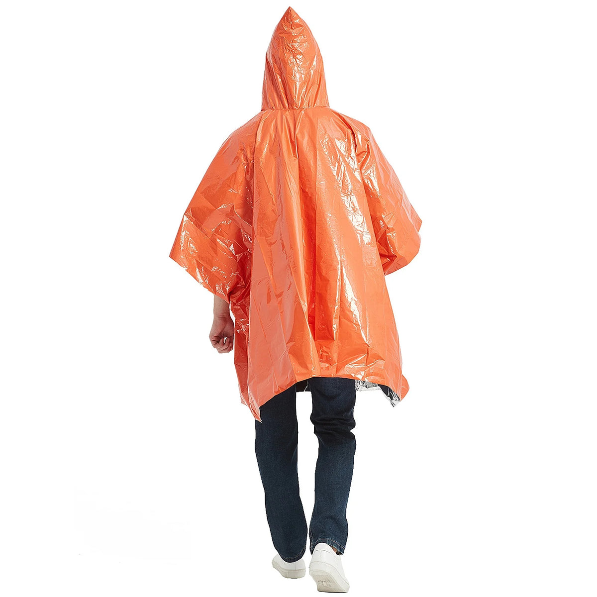 Thermal Poncho Sleeping Bag Tent Shelter Raincoat J833434
