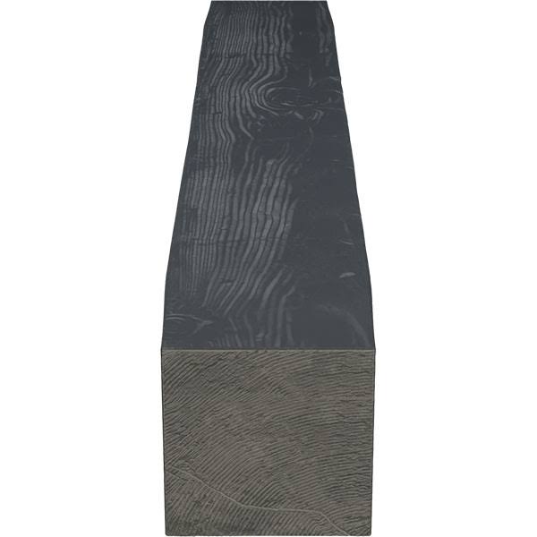 Aged Ash Sandblasted Faux Wood Fireplace Mantel Y23462