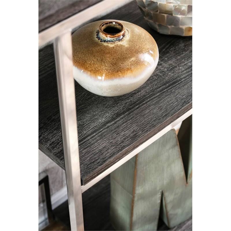 Chrome 6 Shelf Bookcase Q34696