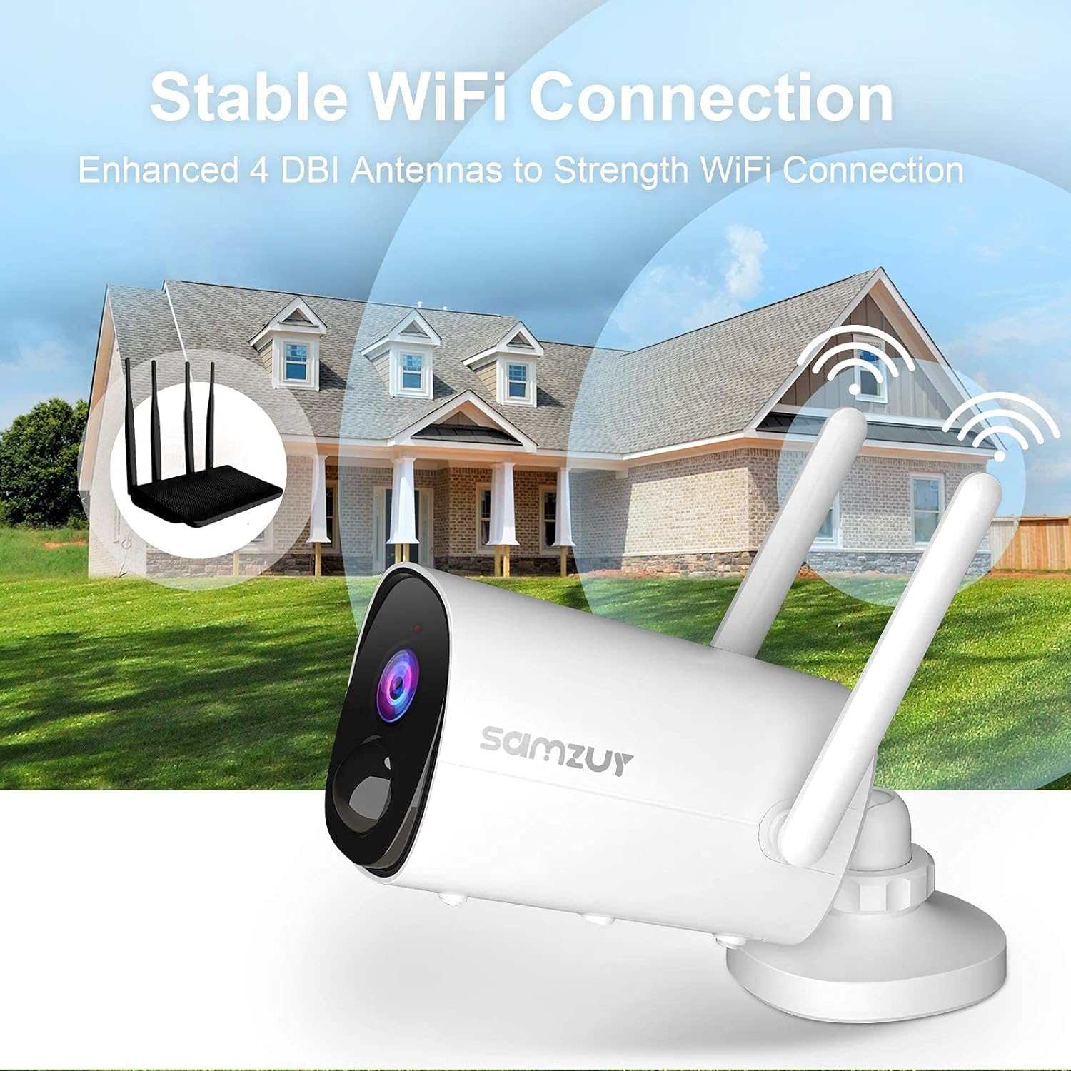 Outdoor 1080P WiFi Battery Powered Security Camera L23329