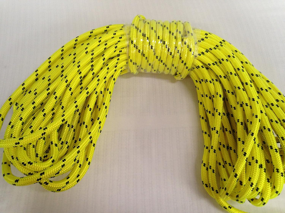 1/2 Inch by 100 Feet Yellow Arborist Rigging Rope T91314