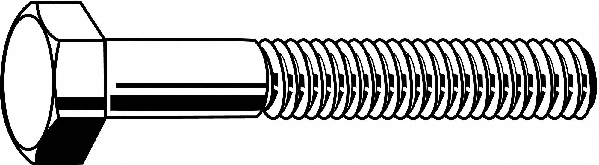 M12-1.50 Steel Hex Head Cap Screw Class 10.9 120mm Plain Finish 25 Pk E219677
