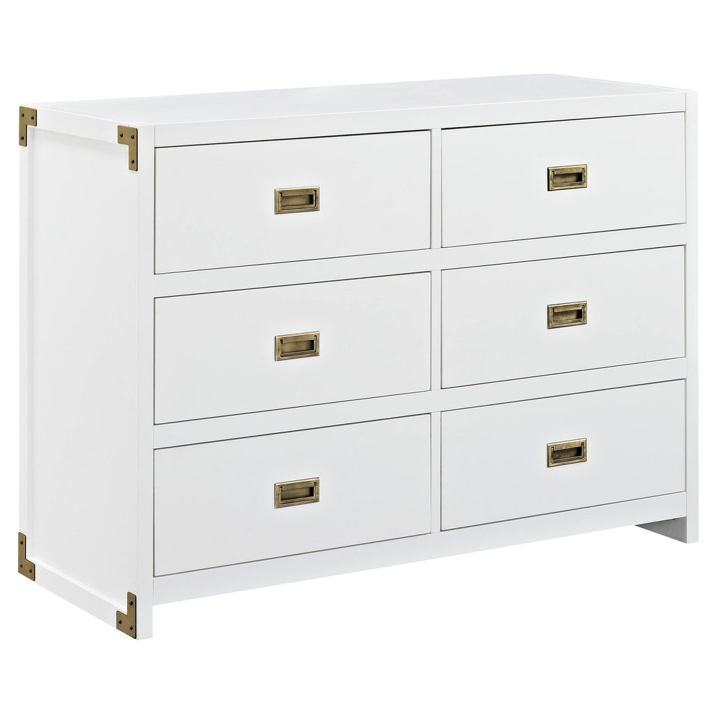 White Campaign Dresser H1242