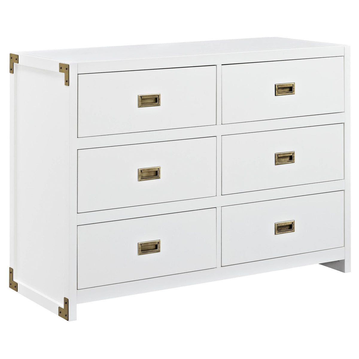 White Campaign Dresser H1242