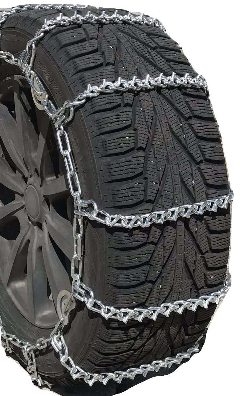 Snow Chains 9-14.5mh V-Bar Cam Tire Chains, Priced per Pair C7268