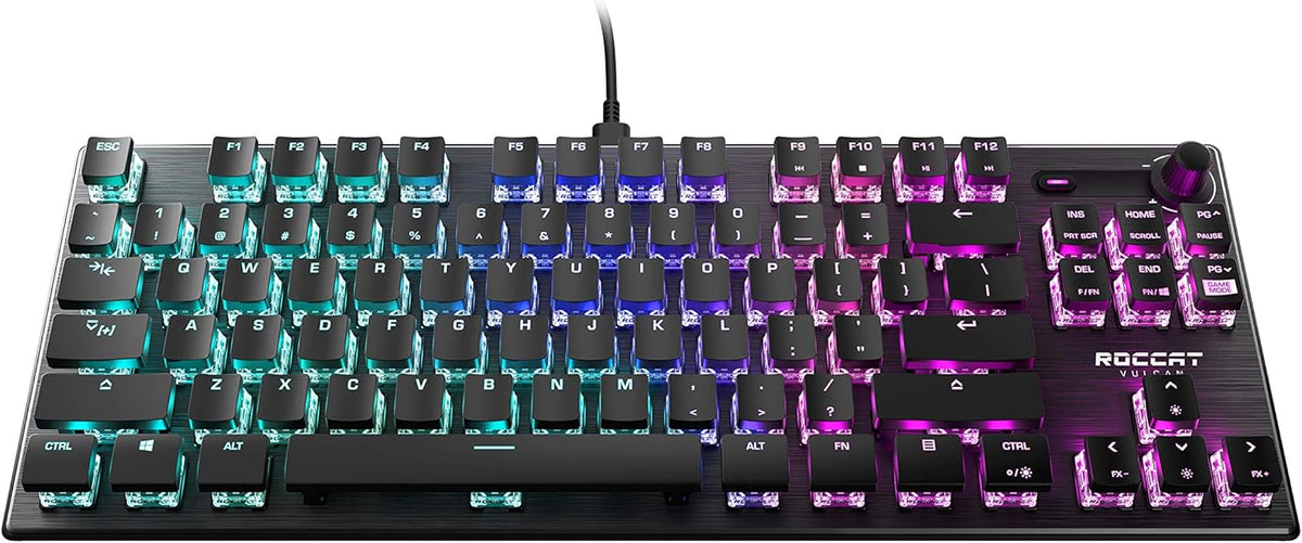 Black Tenkeyless Mechanical Gaming Keyboard with Detachable USB-C Cable G96747