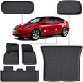 6 Pieces All Weather Floor Mats with Truck Cargo Liner W20272