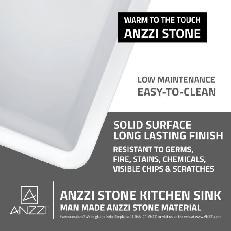 White Single Basin Kitchen Sink Q558701