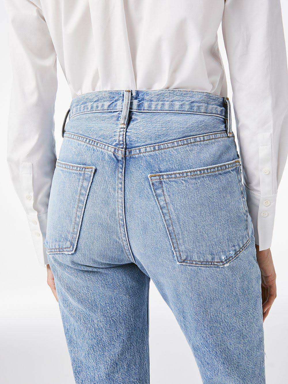 Cascade Blue Rips Size 27 Jeans P1891