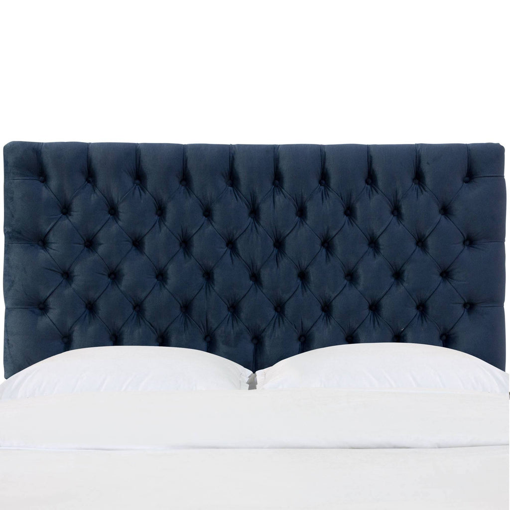 Tufted Headboard in Mystere Eclipse Blue B828188
