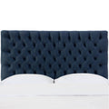Tufted Headboard in Mystere Eclipse Blue B828188