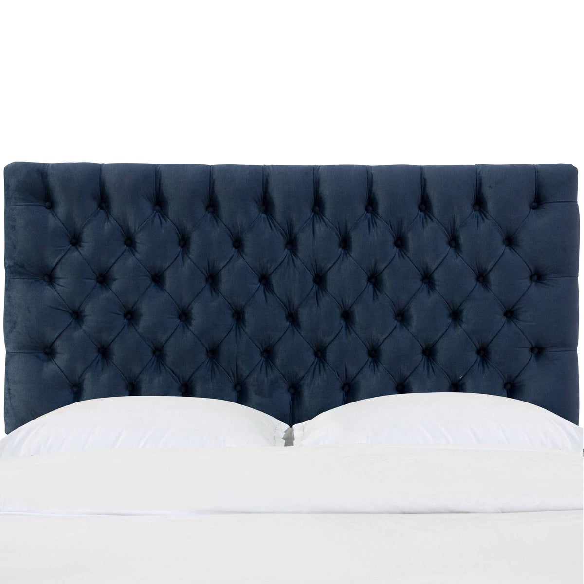 Tufted Headboard in Mystere Eclipse Blue B828188