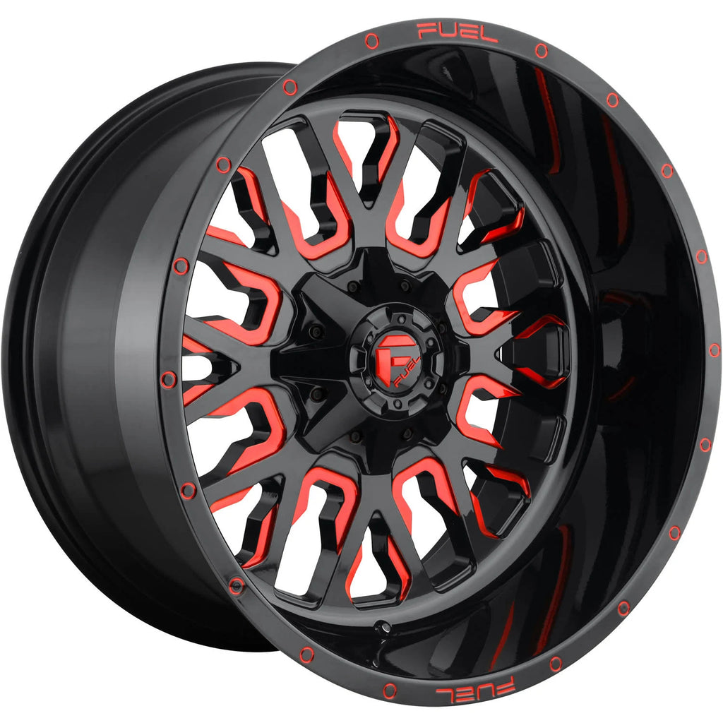 Gloss Black Candy Red 1-Pc Wheel W593