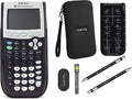 Black Graphing Calculator with Zipper Case and Accessory Kit J1425