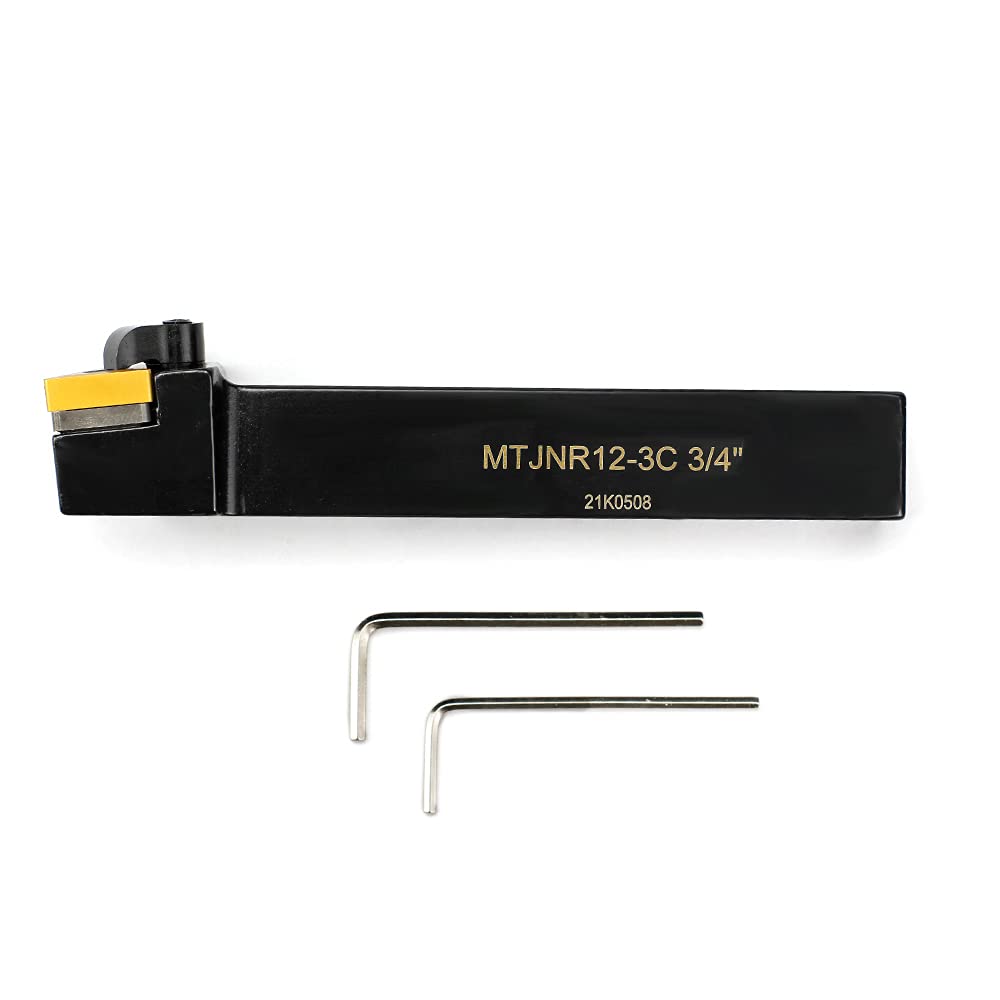 Lathe Turning Tool Holder with TNMG332 Insert, 93 Degree, Pack of 2 K832