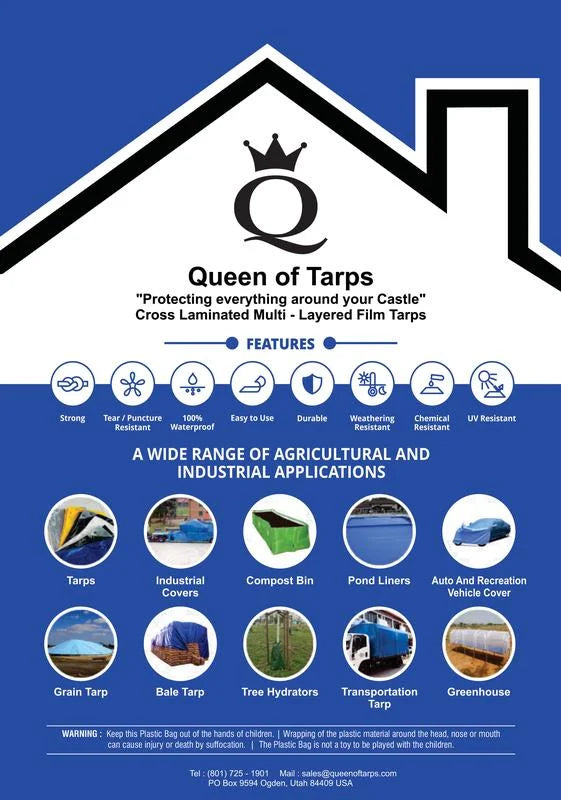 30x50 Heavy Duty Translucent Polymer Tarp M444