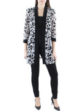 Mesh Printed Duster Blazer M86972