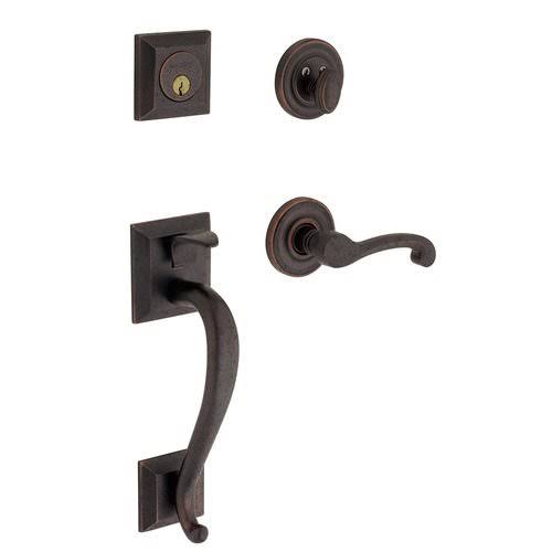 Satin Nickel Left-Handed Full-Dummy Handleset H836928