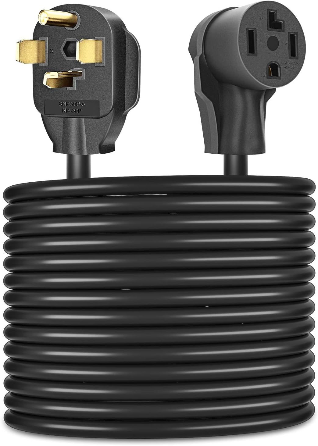 Dryer Extension Cord 4 Prong, 30 Amp, NEMA 14-30P to 14-30R, 125V/250V, 25 Feet G7066