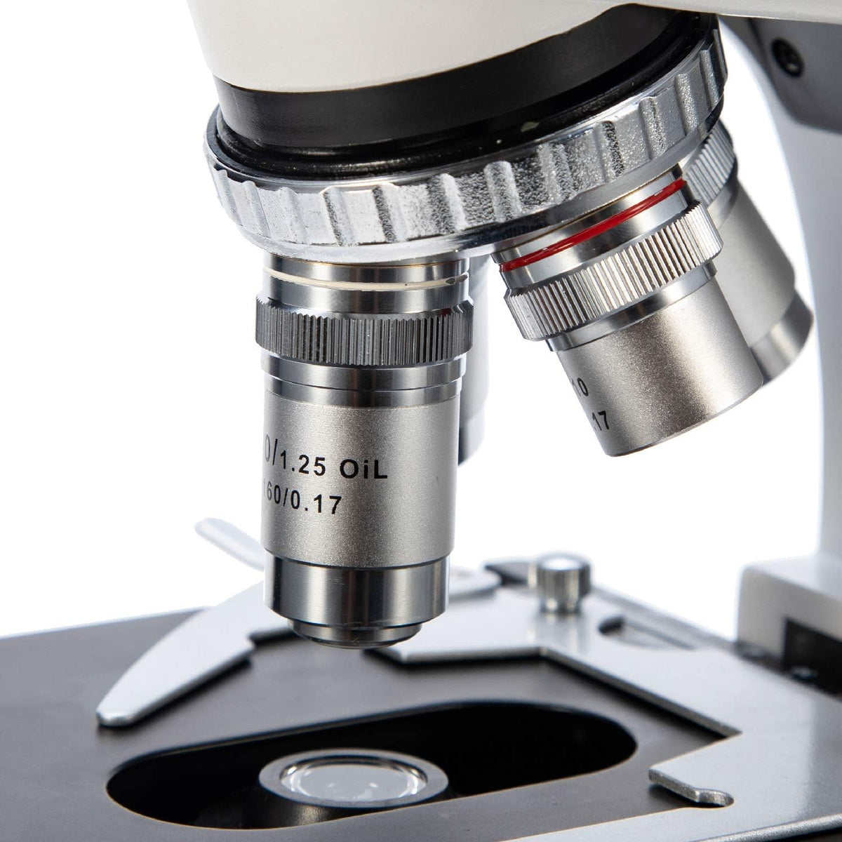 40X-2500X Trinocular Compound Lab Microscope with Mechanical Stage V723556