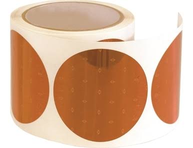 Red Round Dot Stick-on Reflectors W451659