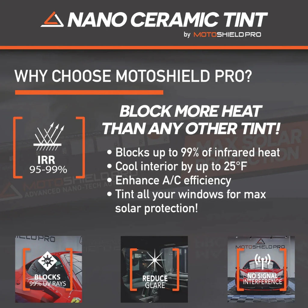 Ceramic Window Tint Film Front Windshield 70% Q8057