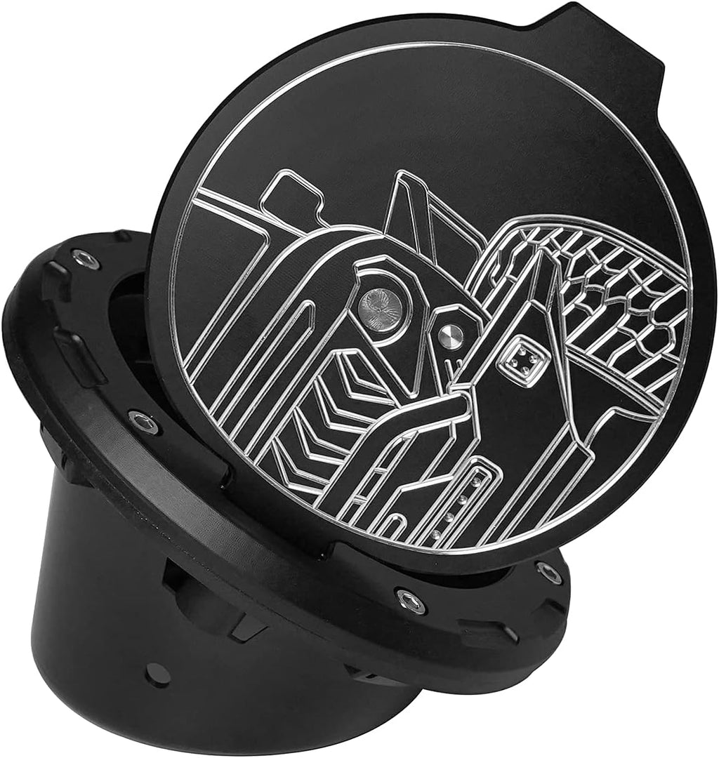 Aluminum Gas Cap Cover for Jeep Wrangler JK X79949
