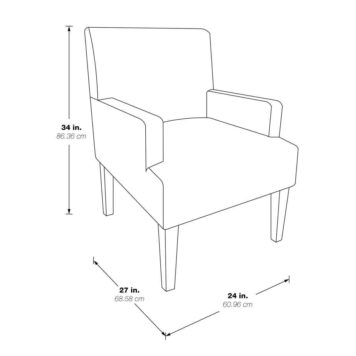 Cream Faux Leather Guest Chair N199
