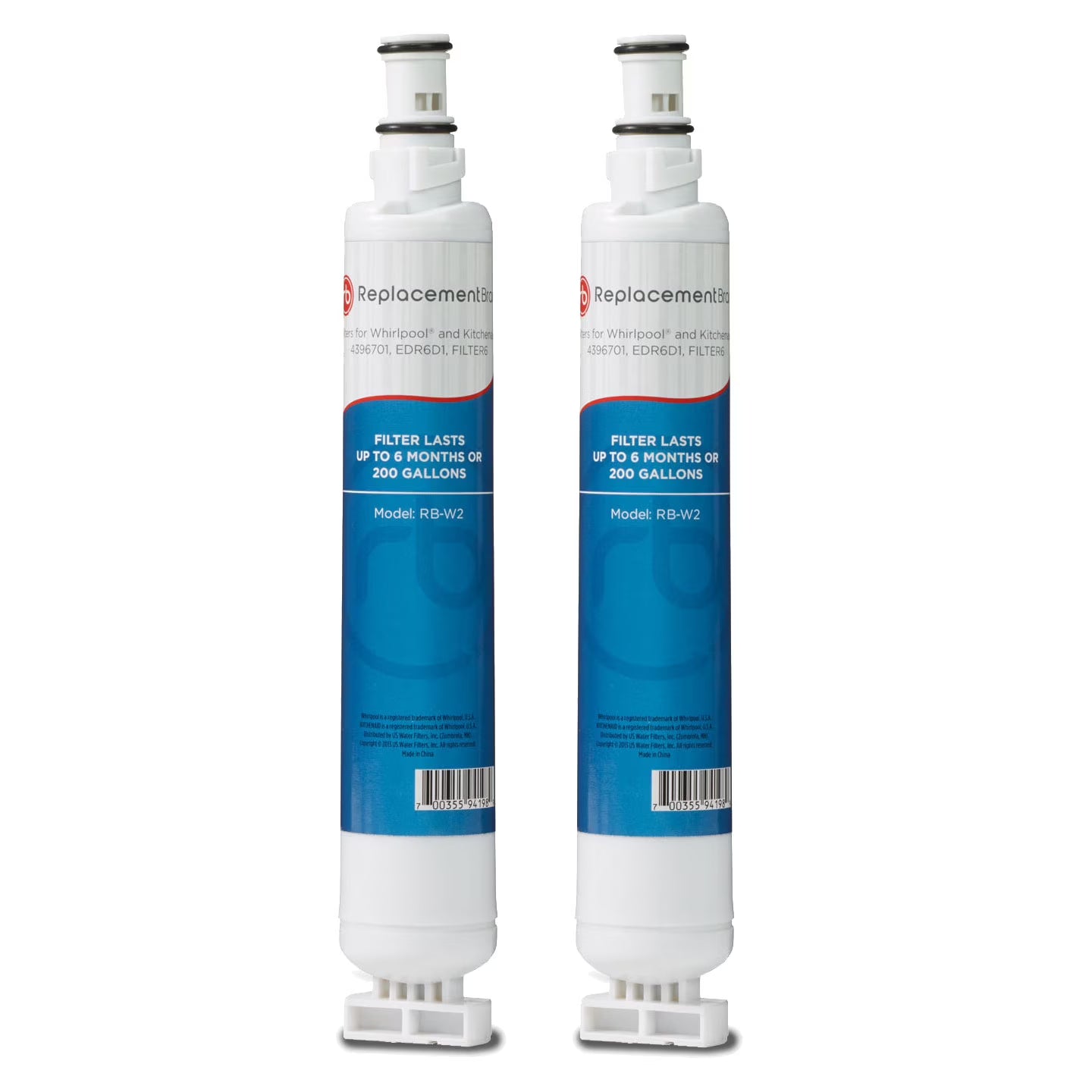 2 Pack Refrigerator Water Filter I477