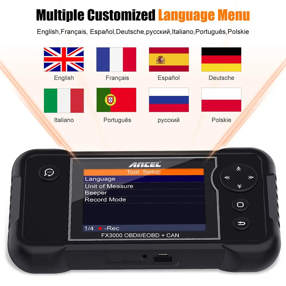 OBD2 Car Scanner Code Reader B458