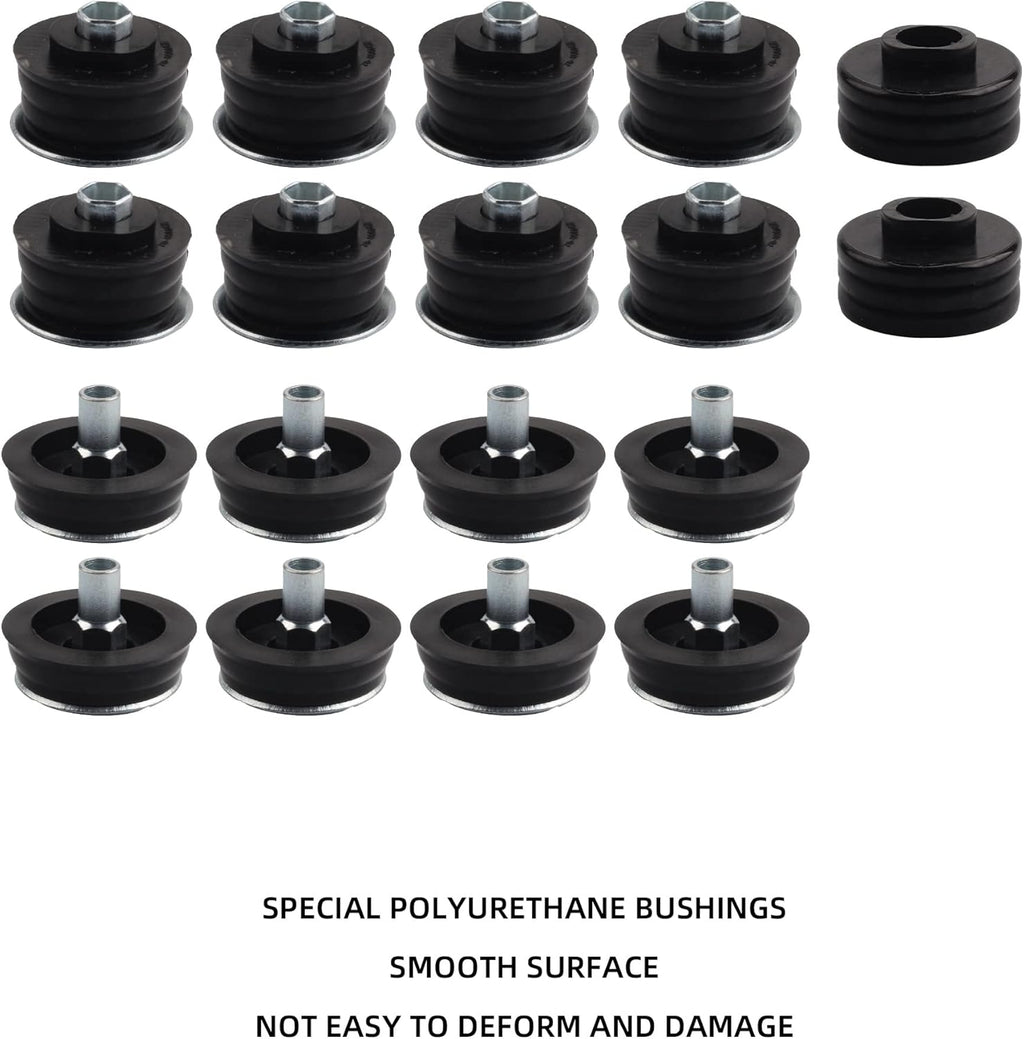 Body Mount Bushing Kit Compatible With 2008-2016 Ford F-250 F-350 2WD 4WD Super Duty V99175