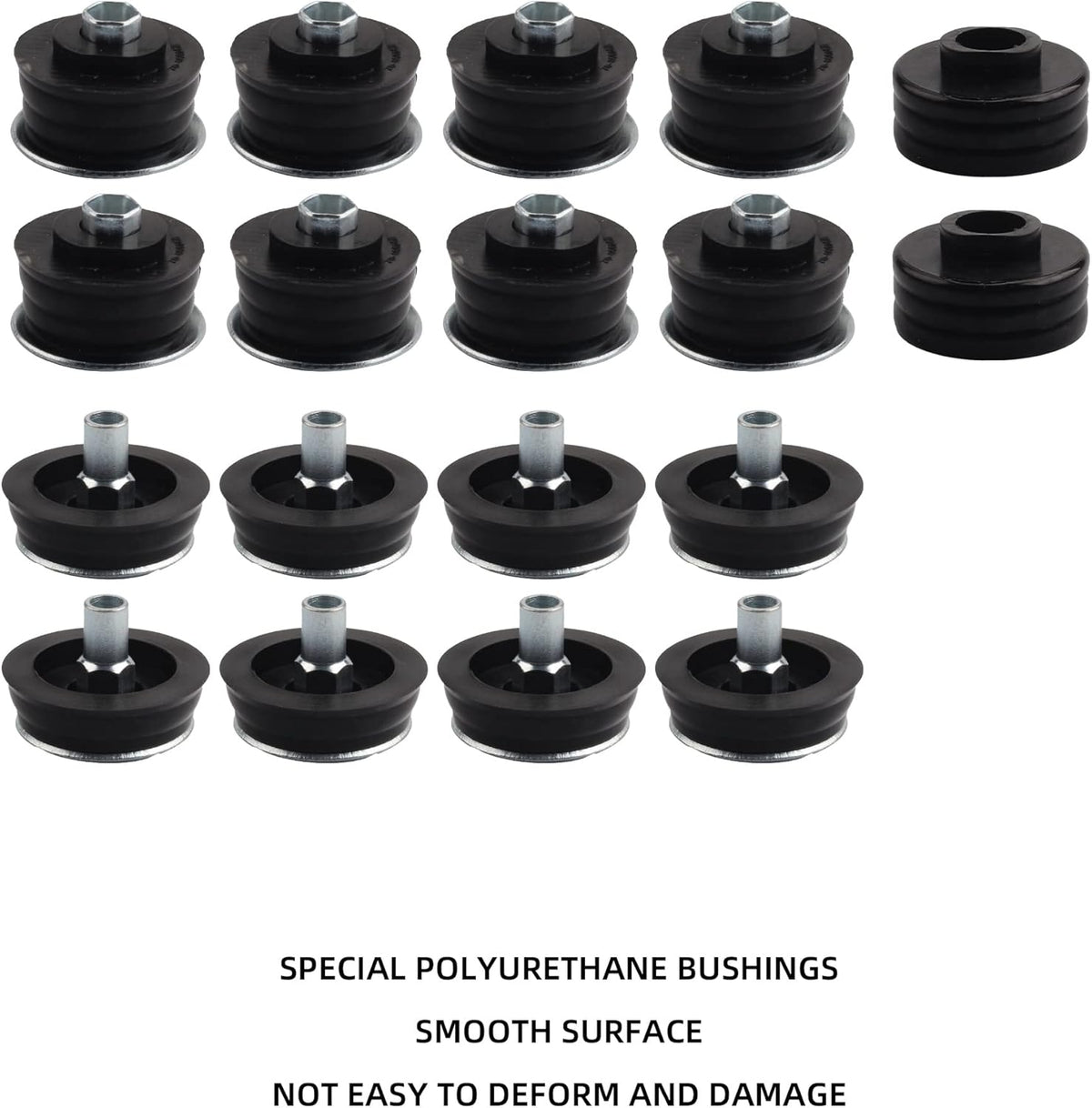 Body Mount Bushing Kit Compatible With 2008-2016 Ford F-250 F-350 2WD 4WD Super Duty V99175