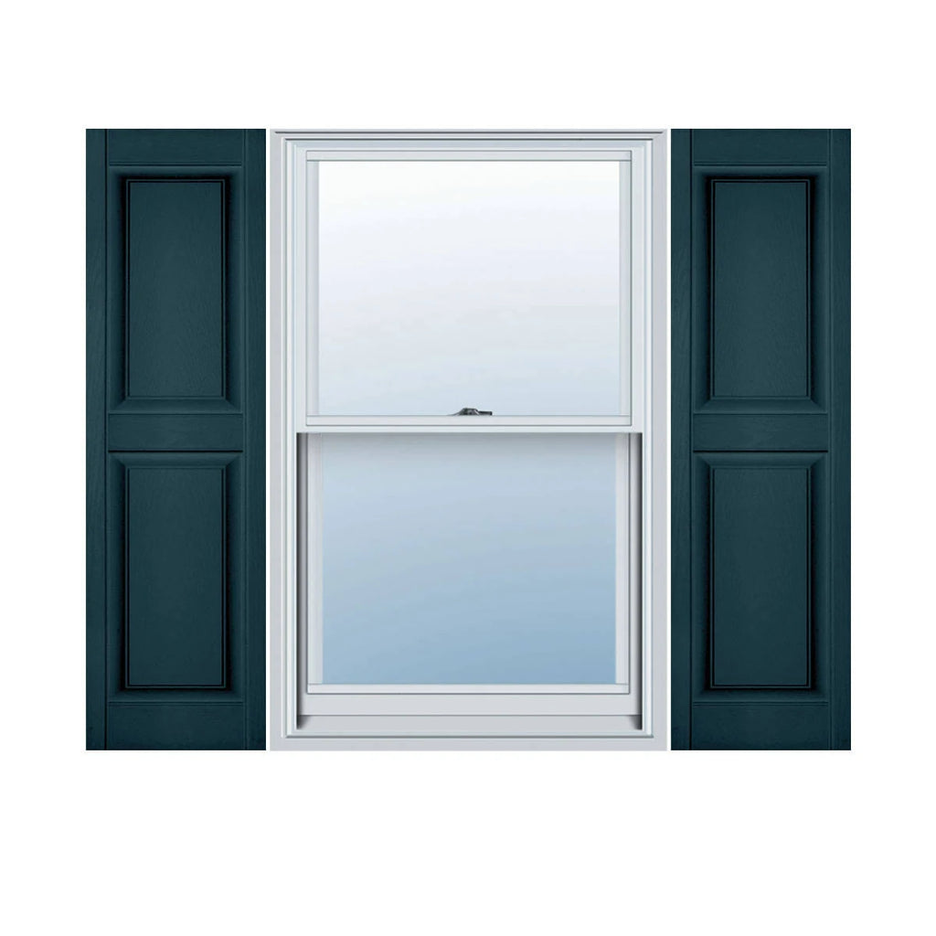 Midnight Blue Raised Panel Shutters Z558