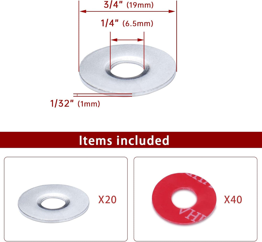 20Pack Cable Railing Kit Protector Sleeve Adhesive Grommet for 1/8 5/32 3/16 Wire Rope Wood Metal Posts T316 Stainless Steel Cable Deck Stair Railing S430846