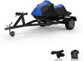 Blue/Black Trailerable Jet Ski Cover with Trailer Straps and Storage Bag H97810