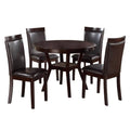 5 Piece Wood Dining Set in Espresso K37067