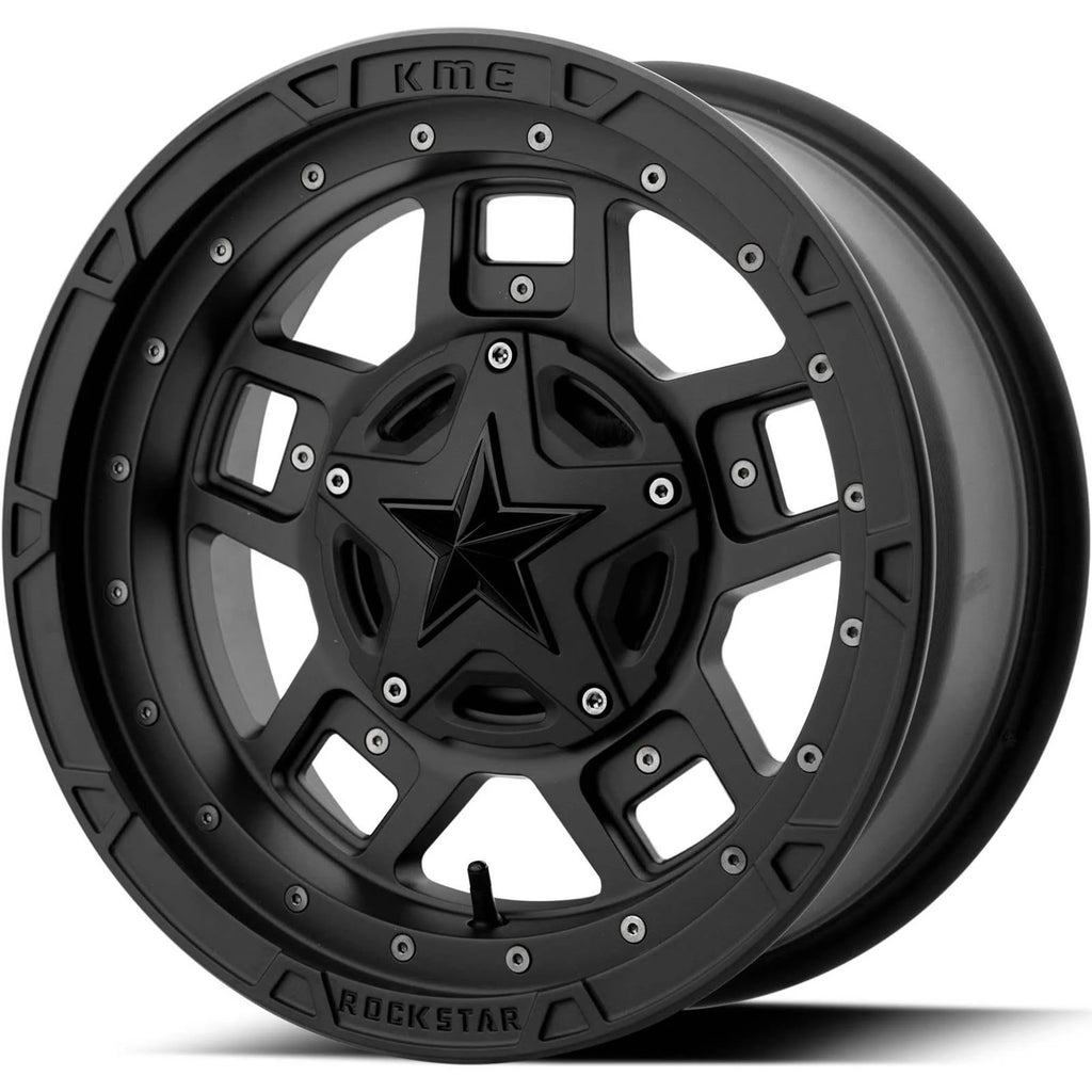 Matte Black 14x7 4x110 0mm Wheel I8467