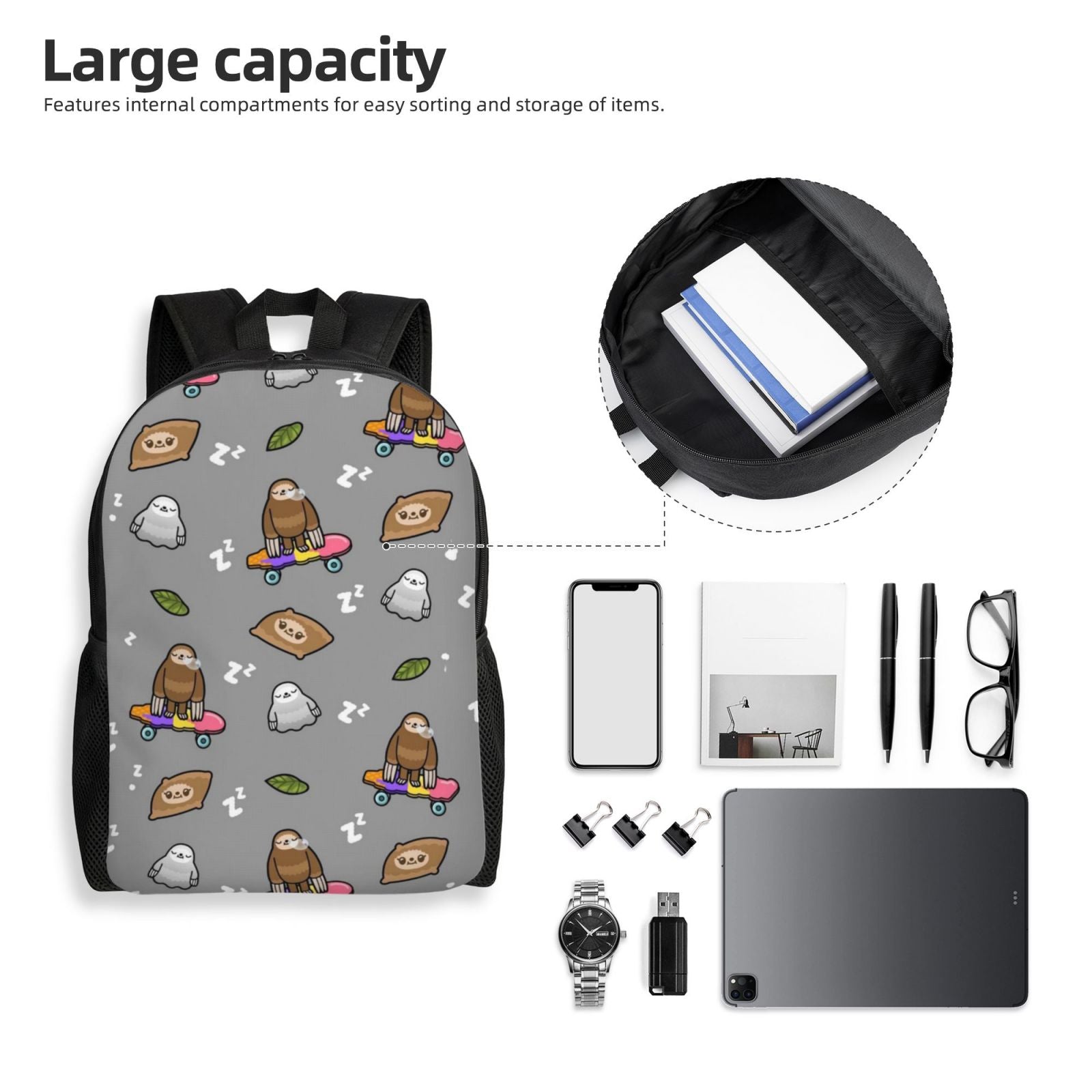 Lightweight Unisex Daypack Backpack T575