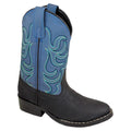 Black/Blue Kids Western Boots P61774