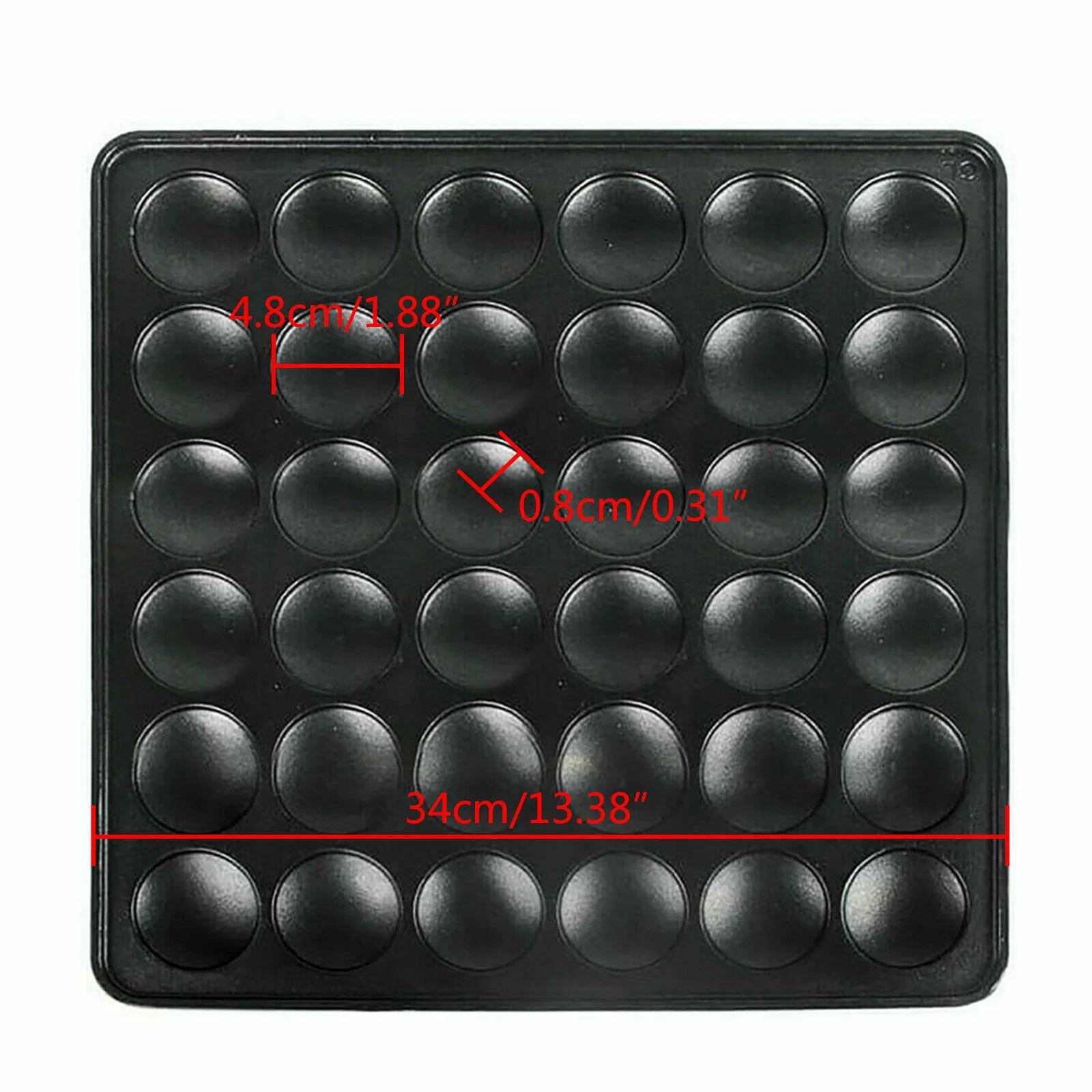 36 Grid Non-stick Electric Waffle Maker N749358