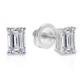 18K White Gold Diamond Stud Earrings W56393