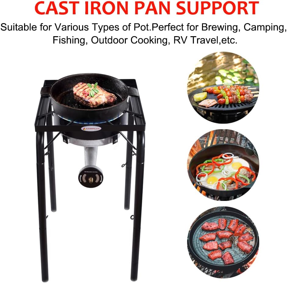Propane Burner 200,000 BTU Single Outdoor Stove O424