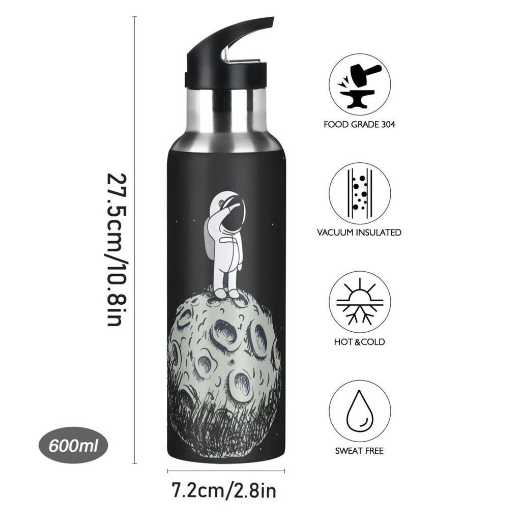 Stainless Steel Insulated Water Bottle with Straw Lid V44252