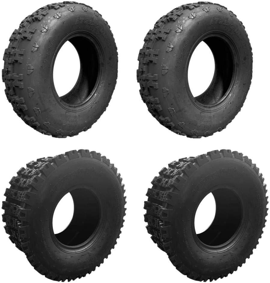 Set of 4 ATV Tires 21x7-10 Front & 20x10-9 Rear 4PR W185104